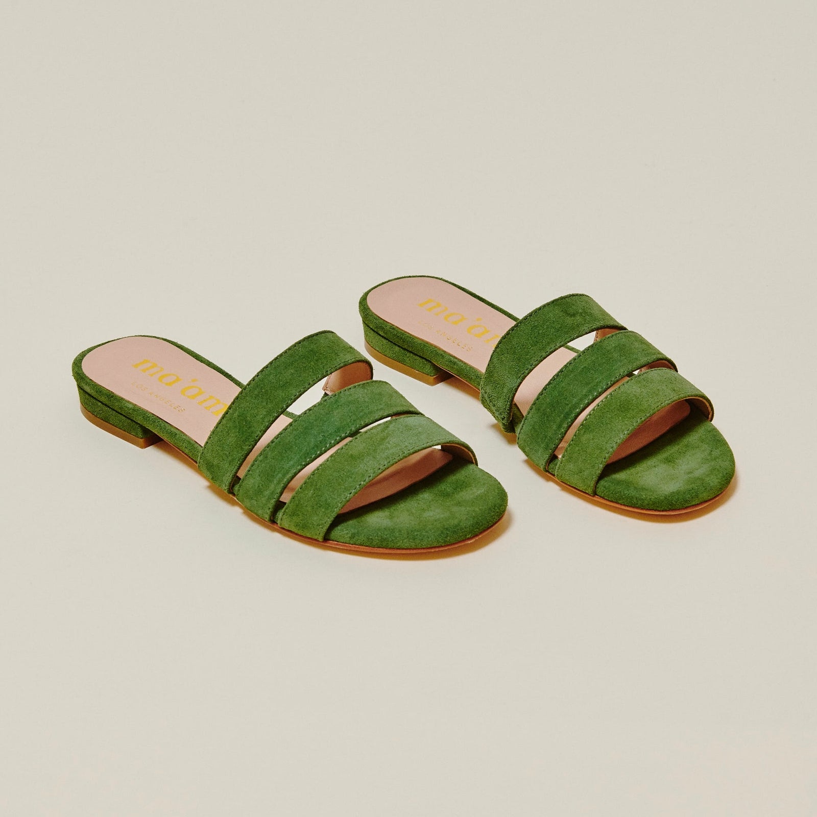 【DEARMINE】Chris Leather Sandals Red Leather Sandals | CJ Sandals | Ma'am Los Angeles